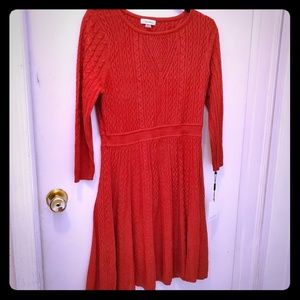 Calvin Klein Long Sleeve Knit Dress
